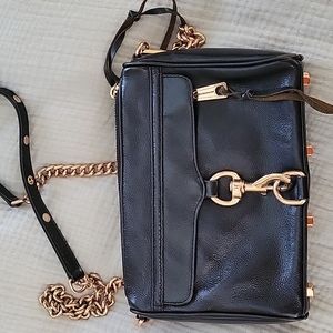 Black Rebecca minkoff crossbody purse